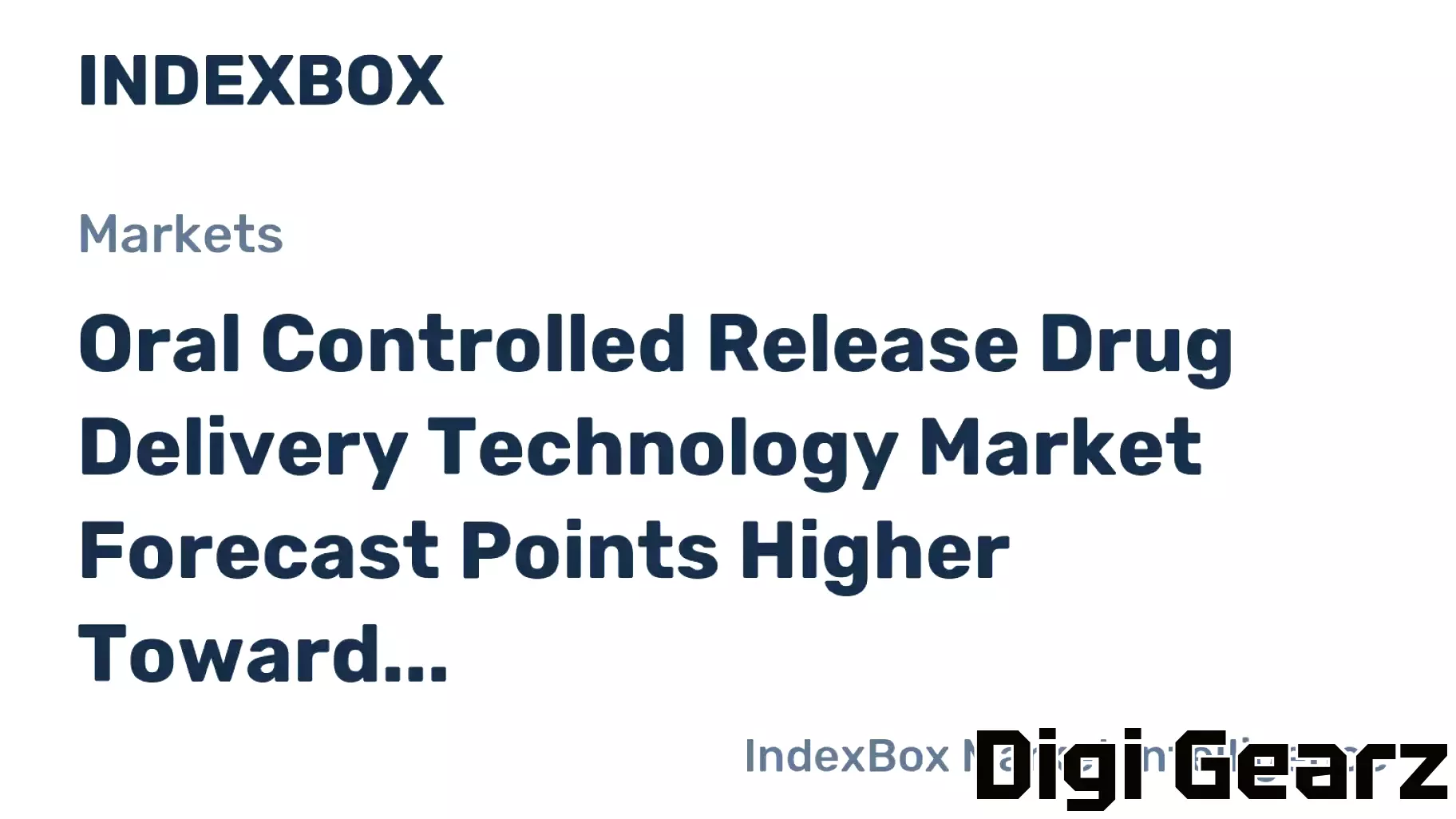 Oral Controlled Release Drug Delivery Technology Market Forecast Points Higher Toward 2035 on Rising Chronic Disease Burden